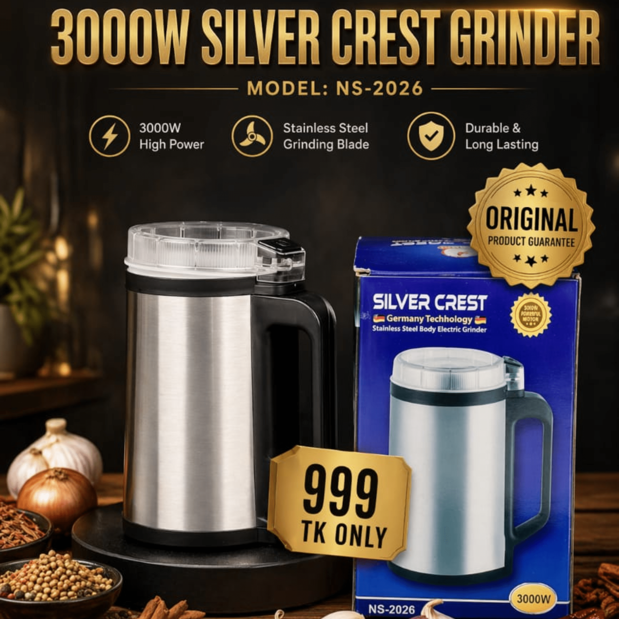 Silver Crest Grinder